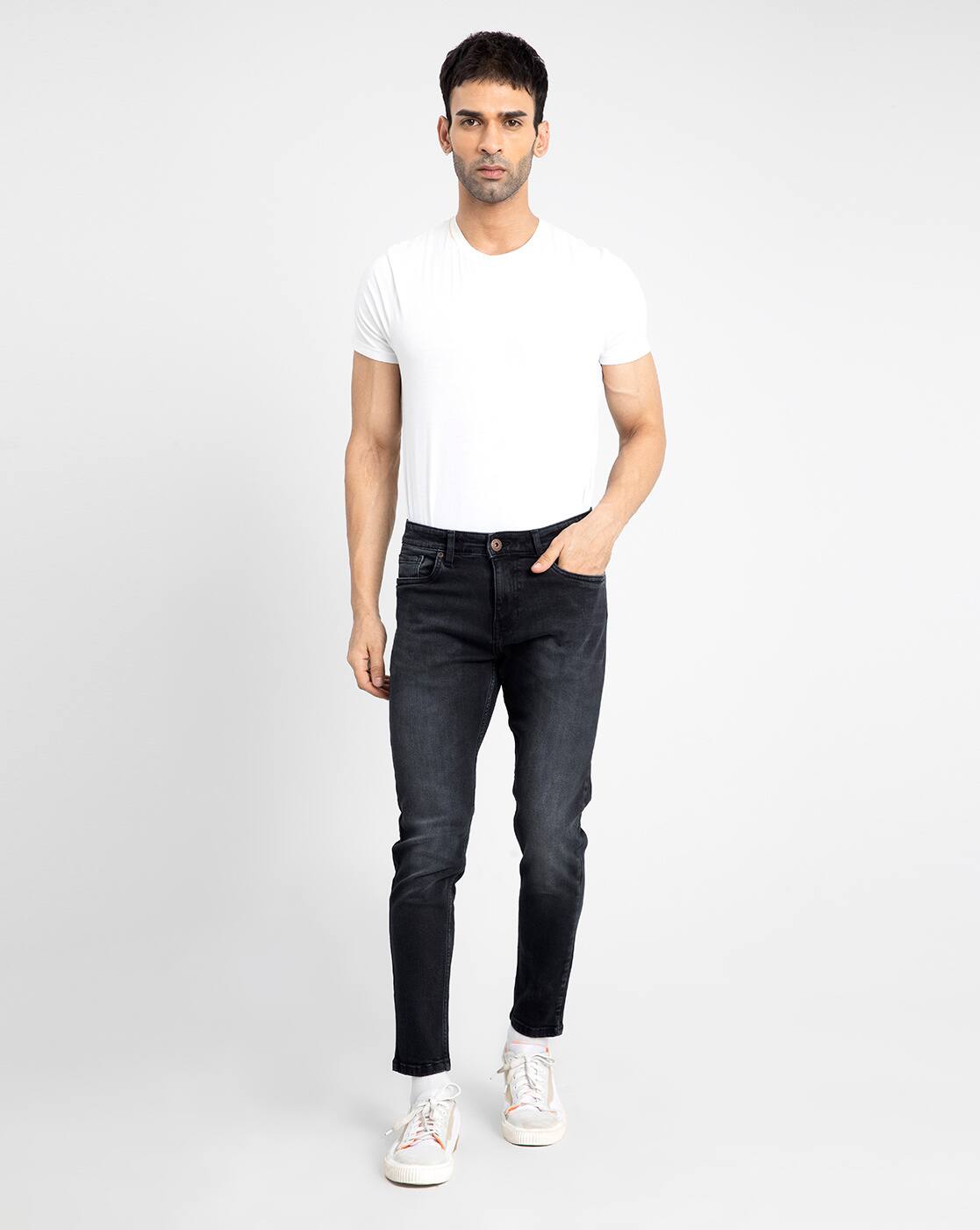 Buy Black Jeans for Men by SNITCH 