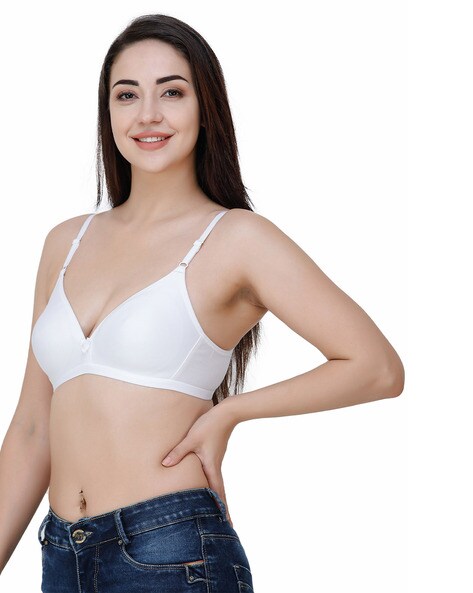 T-shirt Bra with Bow Accent