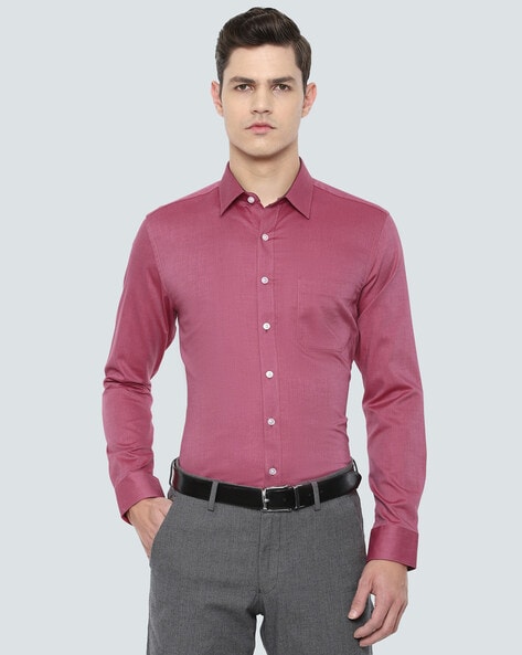 Buy Pink Shirts for Men by LOUIS PHILIPPE Online