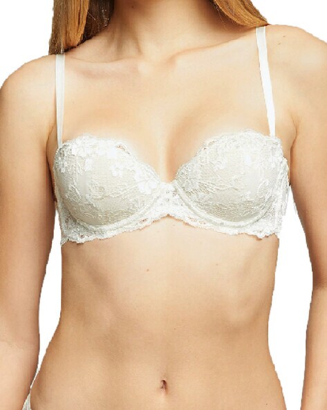 Buy Yamamay Lace Under Wired Lightly-Padded Bra