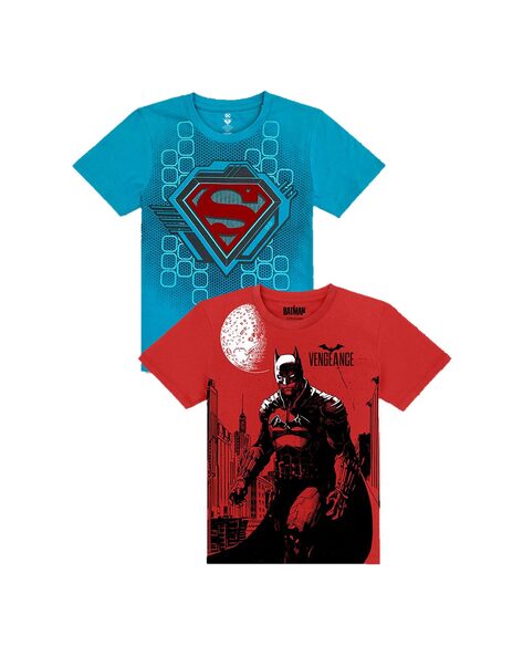 Superhero printed cheap t shirts