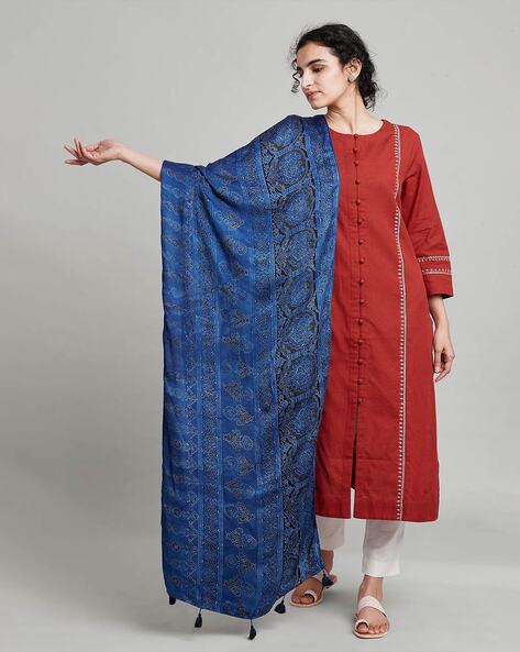 Abstract Dupatta with Tessals Price in India