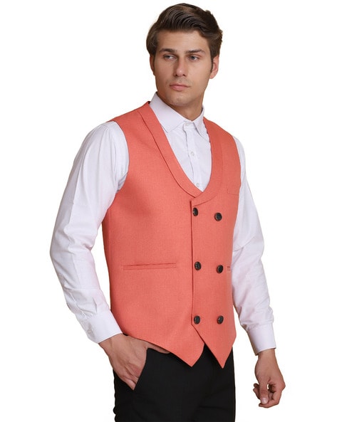 Peach waistcoat clearance