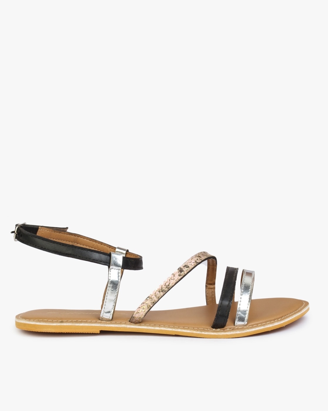 Holographic on sale flat sandals