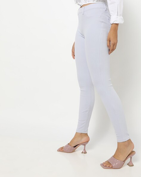 Buy Pink Trousers & Pants for Women by Fig Online