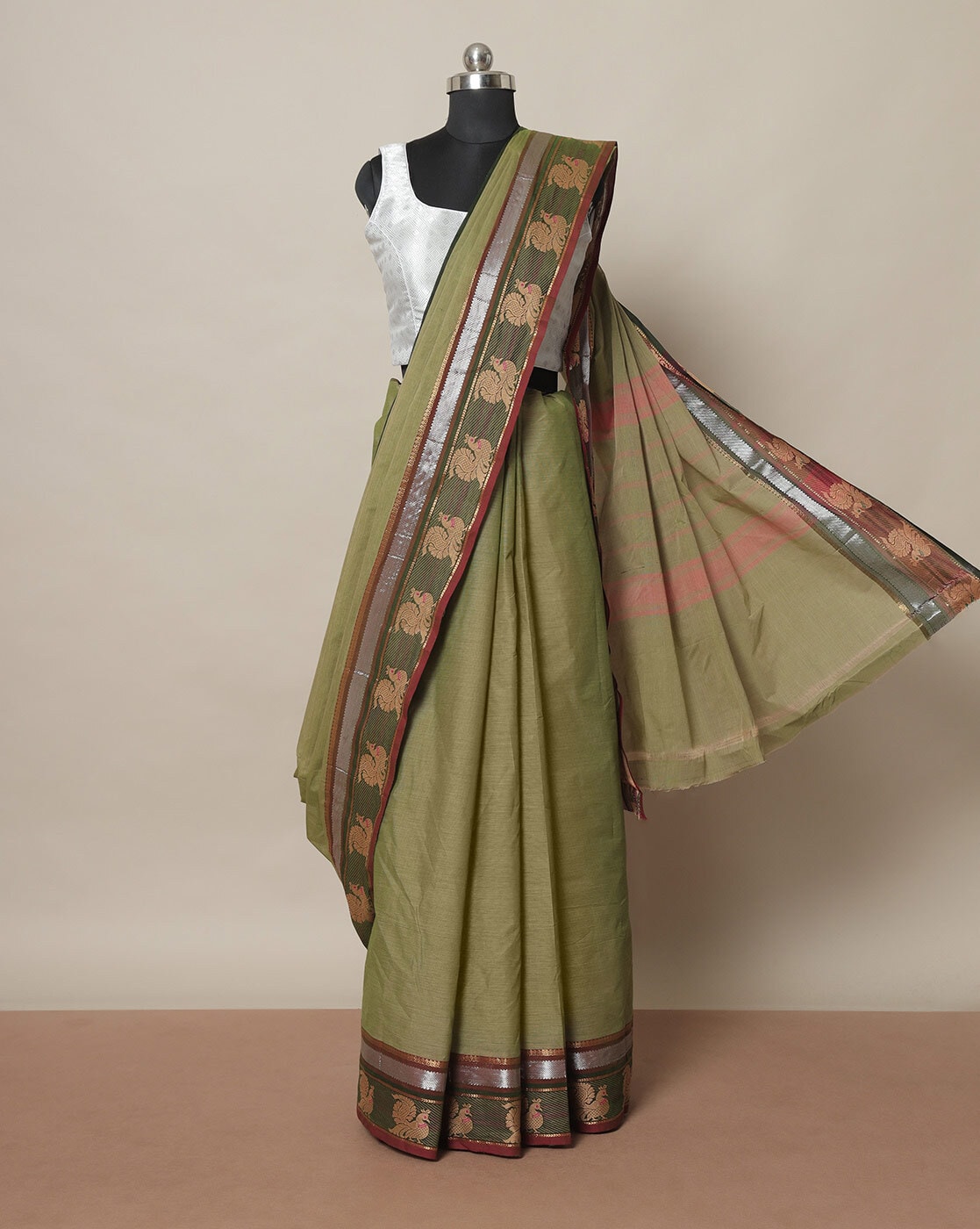 Buy White Sarees for Women by Indie Picks Online | Ajio.com