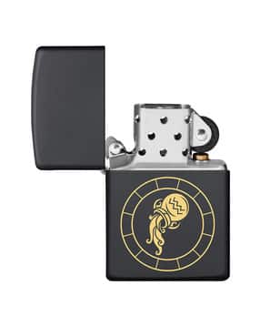 zippo Aquarius Zodiac Sign Design Windproof Pocket Lighter-picture-25