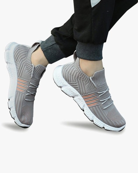 Grey Casual Shoes for Men by ARBUNORE 