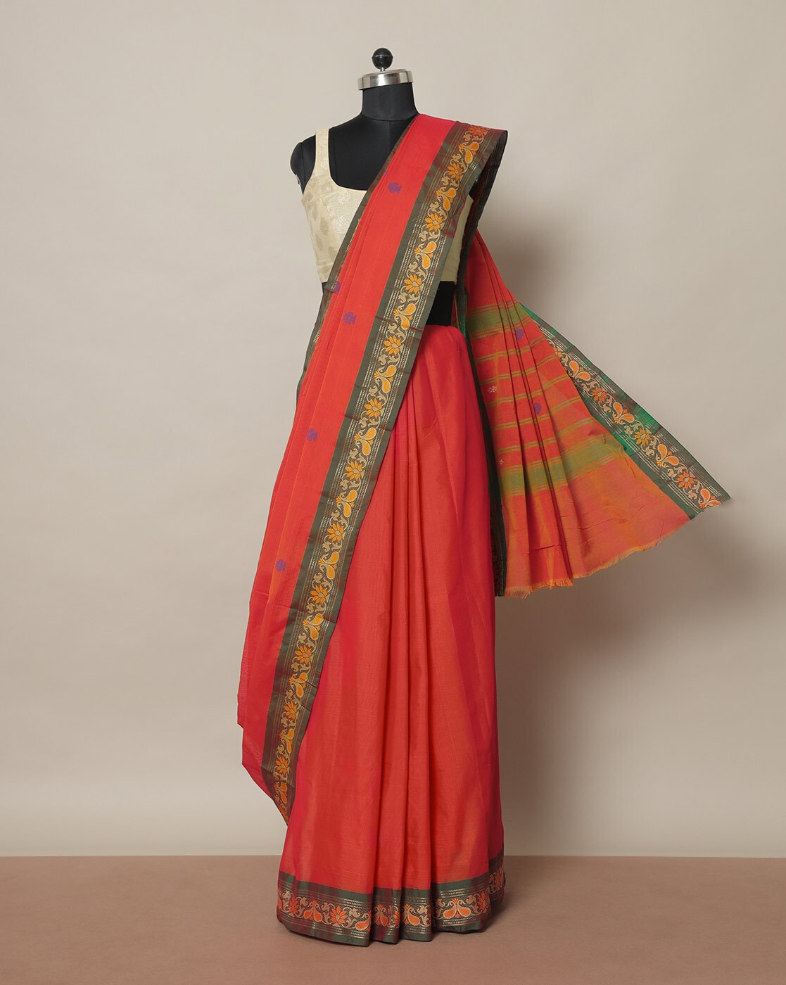 Buy Dharwad Mercerised Cotton Saree Online at Best Prices in India -  JioMart.