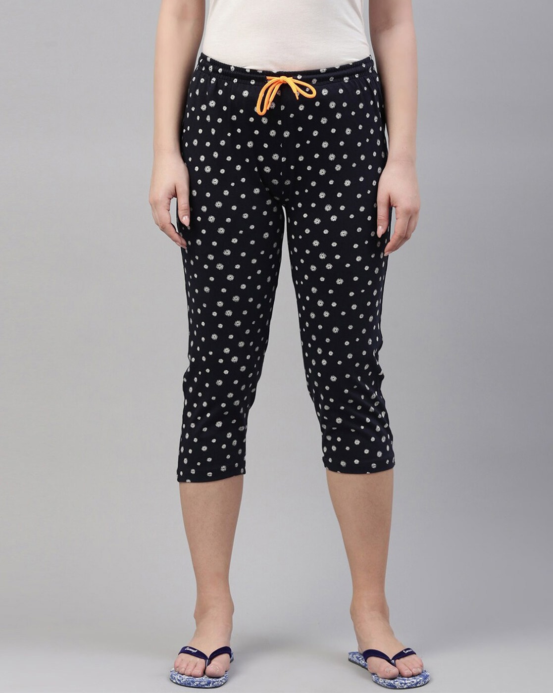 Buy Black & White Trousers & Pants for Women by Kryptic Online