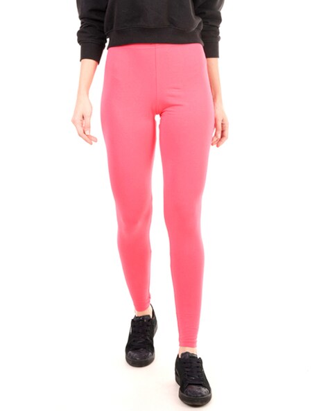 Buy Pink Leggings for Women by AVAASA MIX N' MATCH Online | Ajio.com