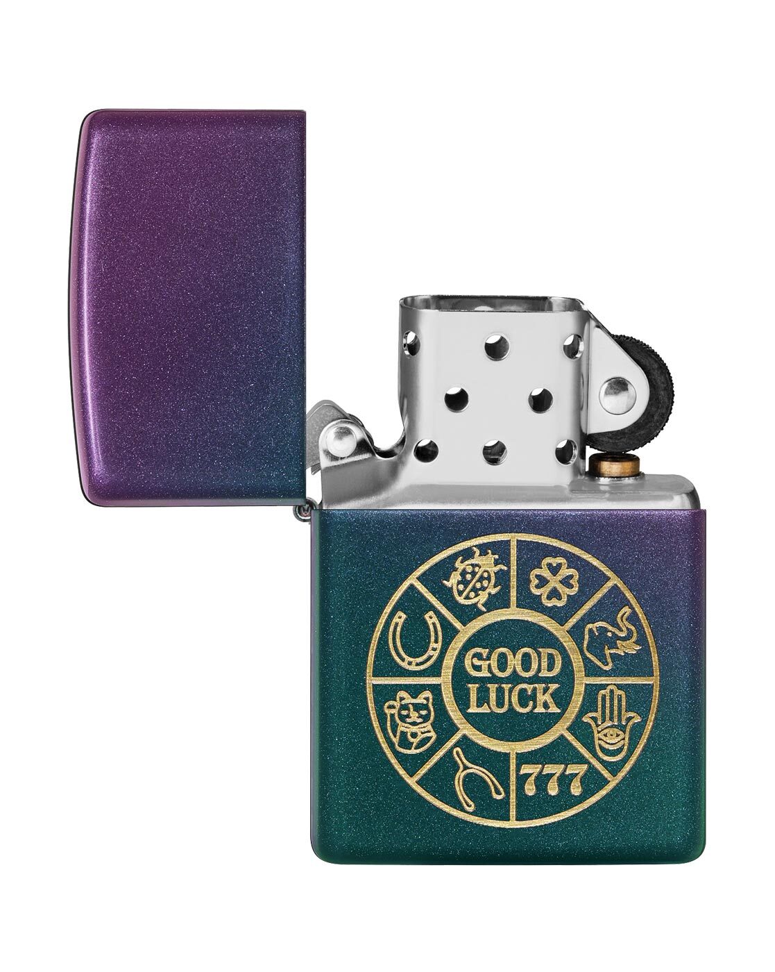 Buy ZIPPO Lucky Symbols Design Windproof Pocket Lighter