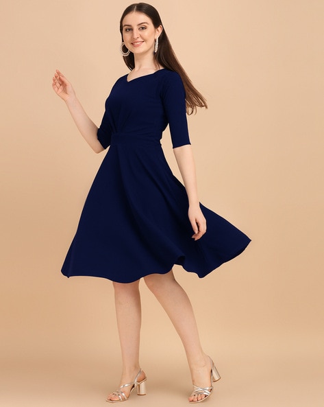 Buy Blue Dresses for Women by SHEETAL ASSOCIATES Online