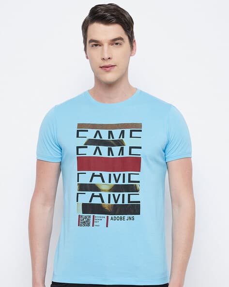 Buy Blue Tshirts for Men by Adobe Online