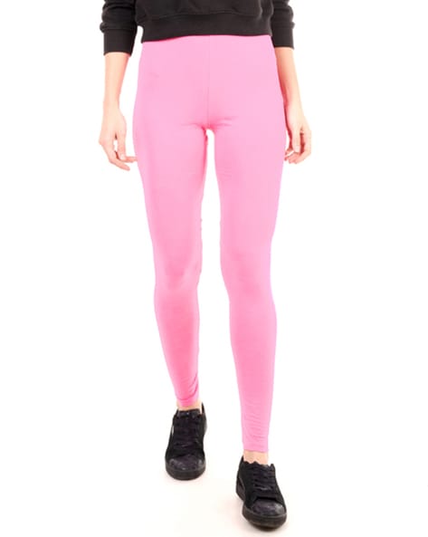 Pink Girls Leggings S - Buy Pink Girls Leggings S online in India