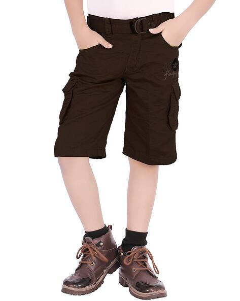 Buy Brown Shorts \u0026 3/4ths for Boys by 