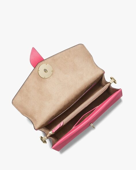 Stylish Michael Kors Pink and Tan Bag