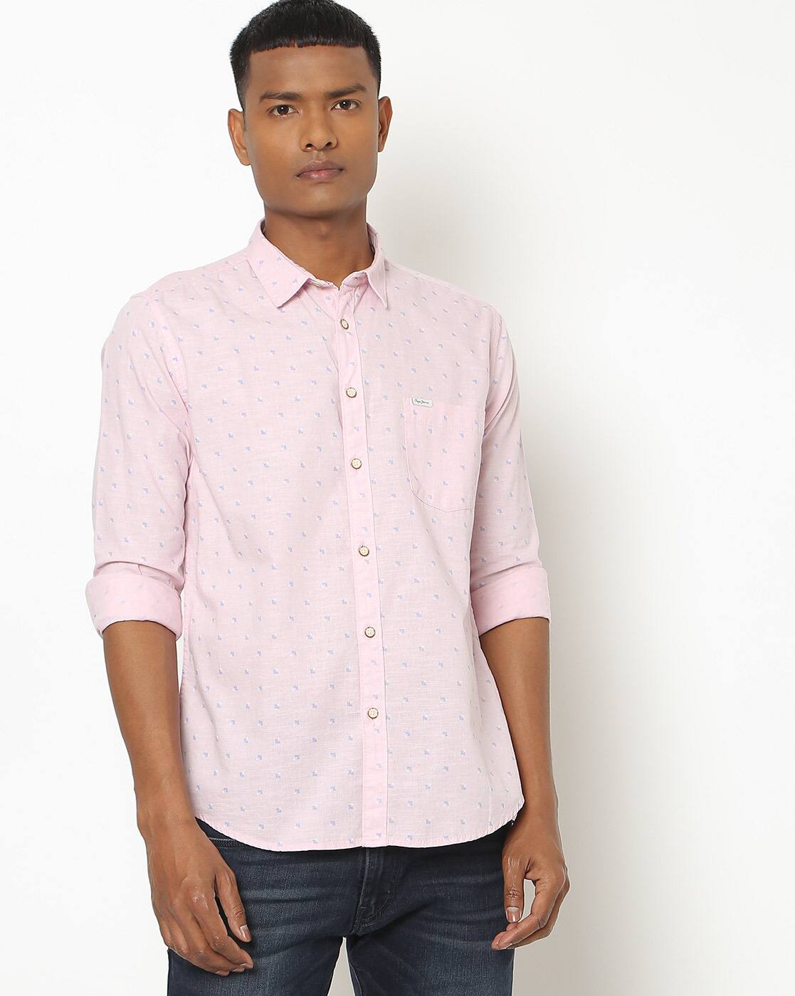 Buy Pink Shirts for Men by Pepe Jeans 