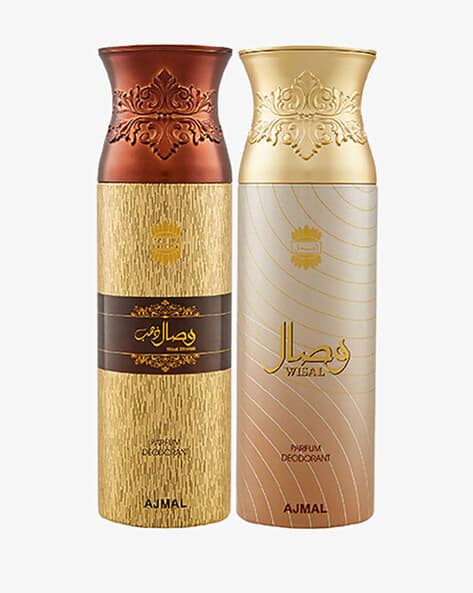 AJMAL Wisal Dhahab and Wisal Deodorant Spray - Pack of 2