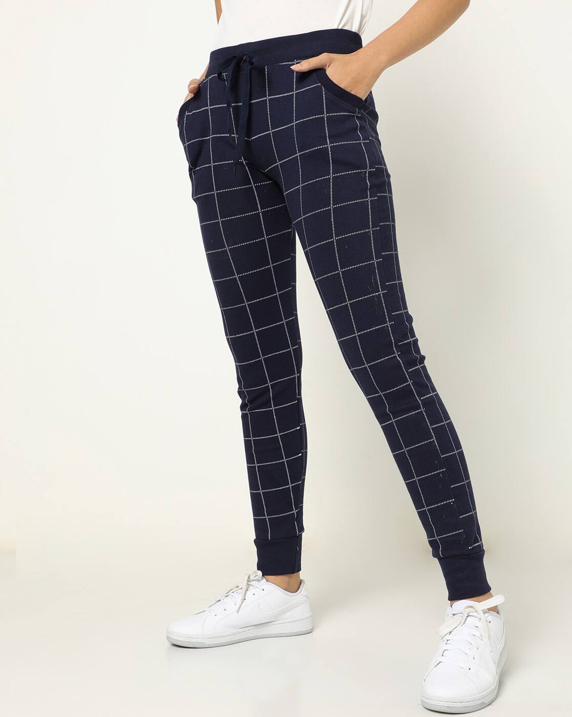 Buy Navy Blue Track Pants for Women by ZRI Online