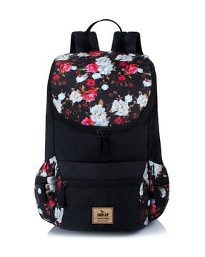 vans floral school bag