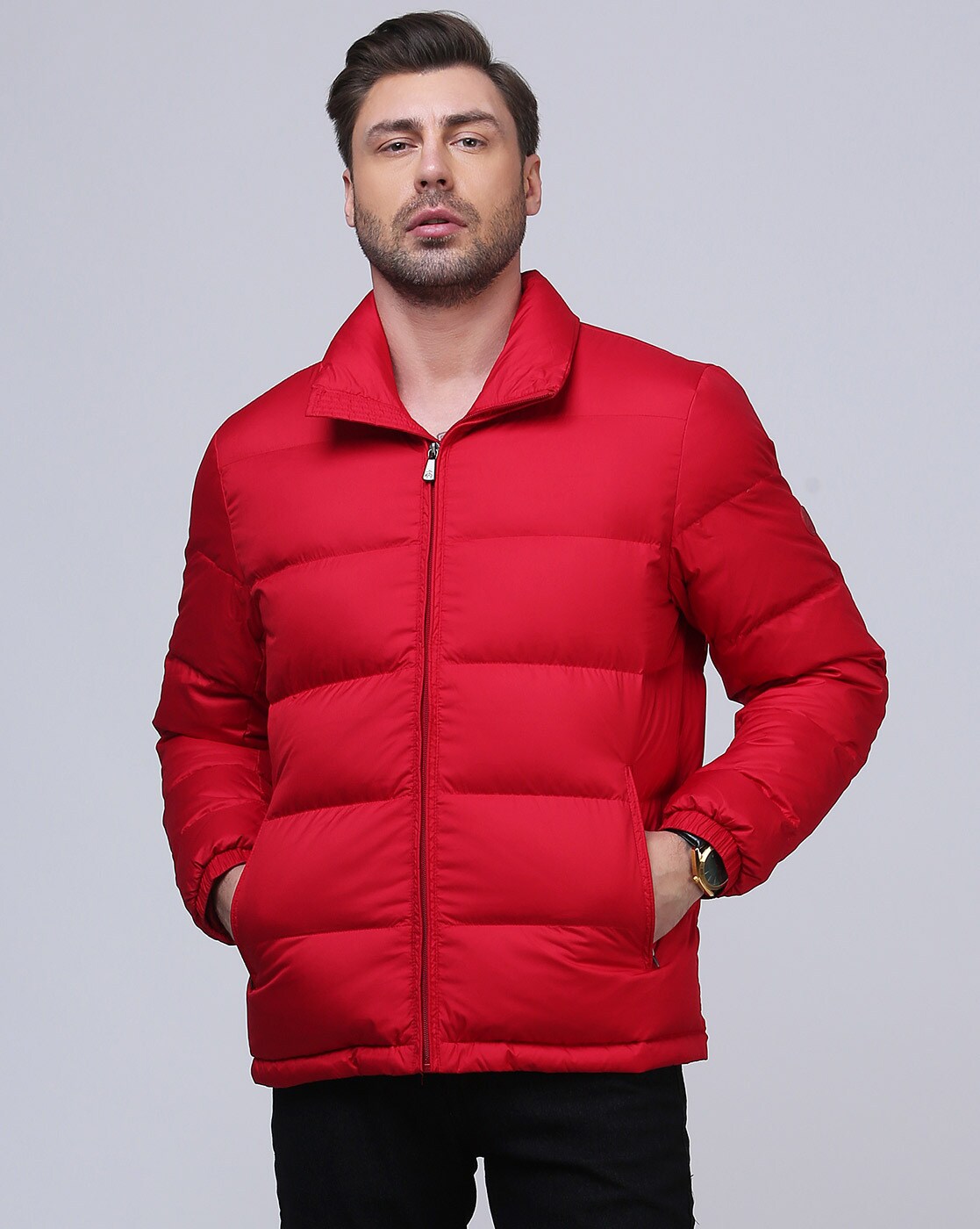 Brooks Brothers Men's Reversible Down Puffer Jacket | Red | Size 2XL - Shop Holiday Gifts and Styles