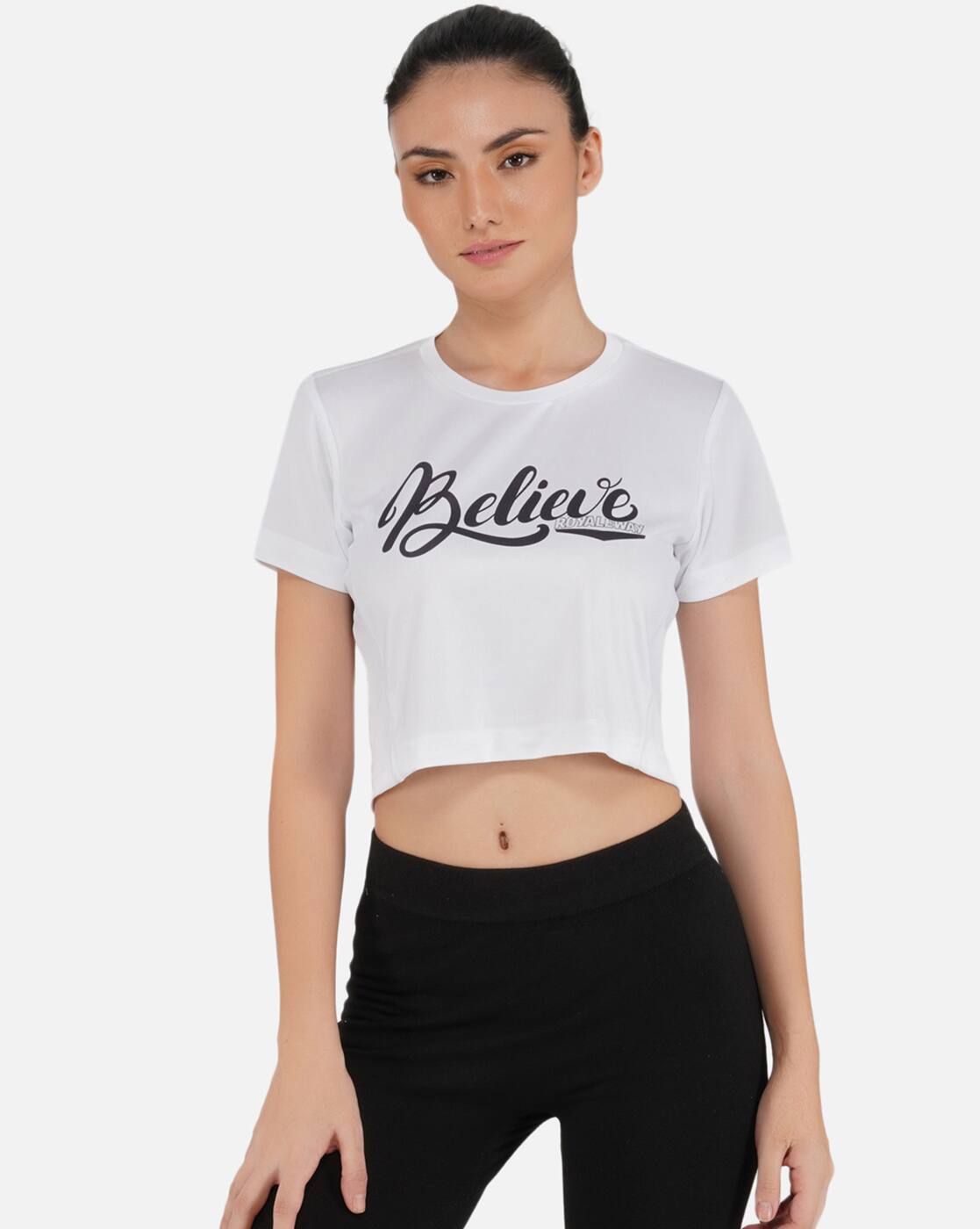 Buy White Tops for Women by ROYALEWAY 