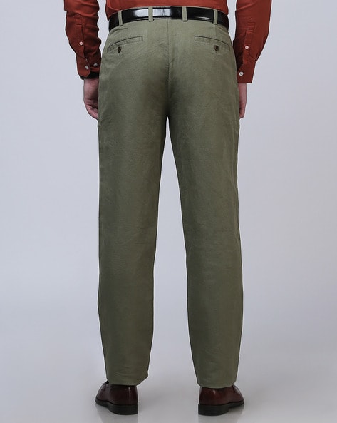 Lothbury Moleskin Trousers - Olive Green | Boden EU
