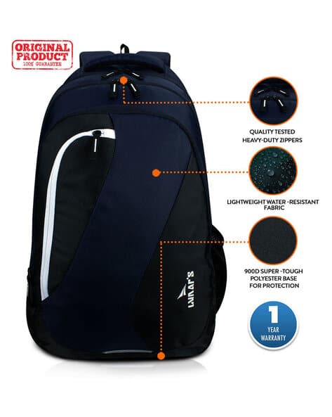 Price History of Lunar's Panelled Backpack with Adjustable Straps