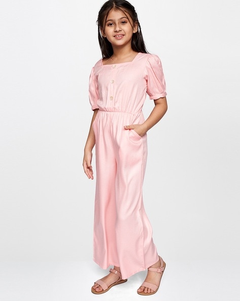 Pale pink sales jumpsuit