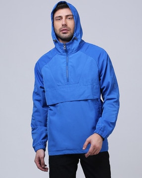 On The Block - Water-Resistant Half-Zip Anorak for Men