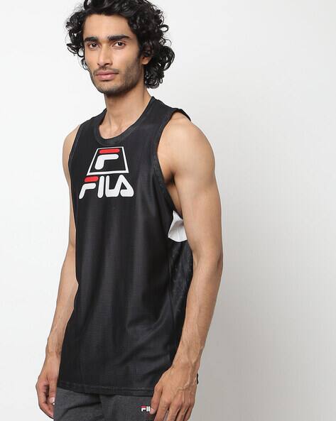 Buy Black Tshirts for Men by FILA 