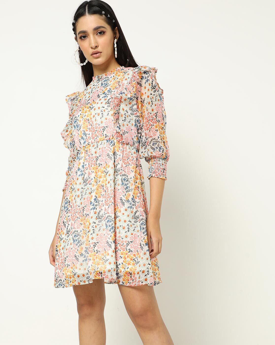 Buy Off-White Dresses for Women by RIO Online