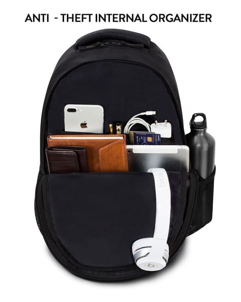 Panelled Backpack with Adjustable Straps