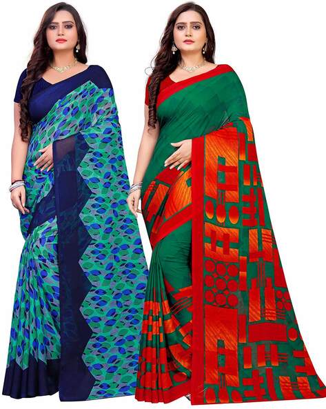 Buy Yellow Sarees for Women by REETA FASHION Online | Ajio.com