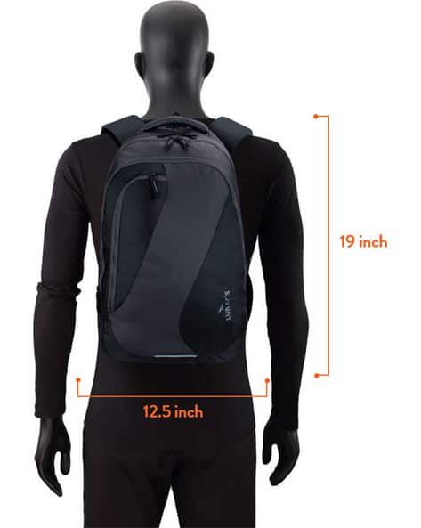 Panelled Backpack with Adjustable Straps