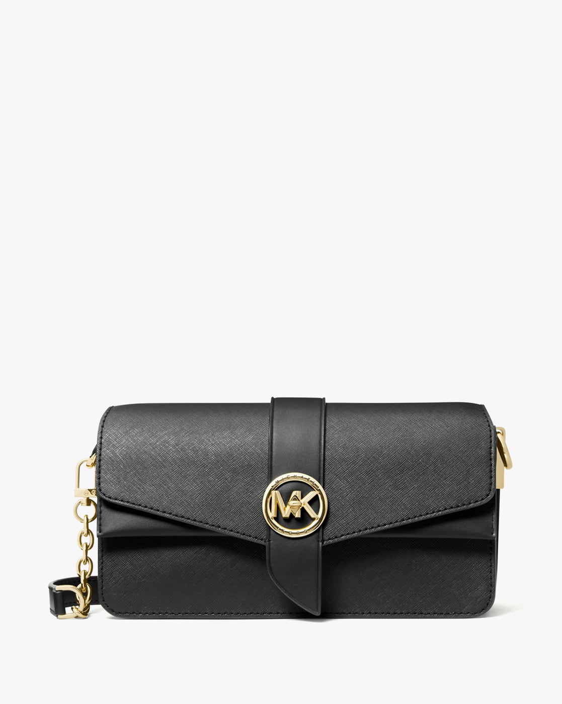Buy Michael Kors Shoulder Bag with Flap Closure | Black