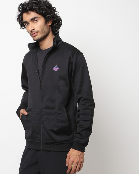 cebra Árbol genealógico ropa Buy Black Jackets & Coats for Men by Adidas Originals Online | Ajio.com