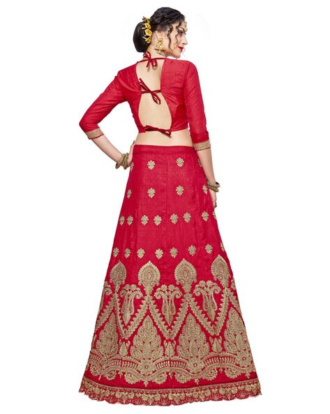 Buy Red Lehenga Choli Sets for Women by MANVAA Online