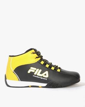 yellow fila high tops