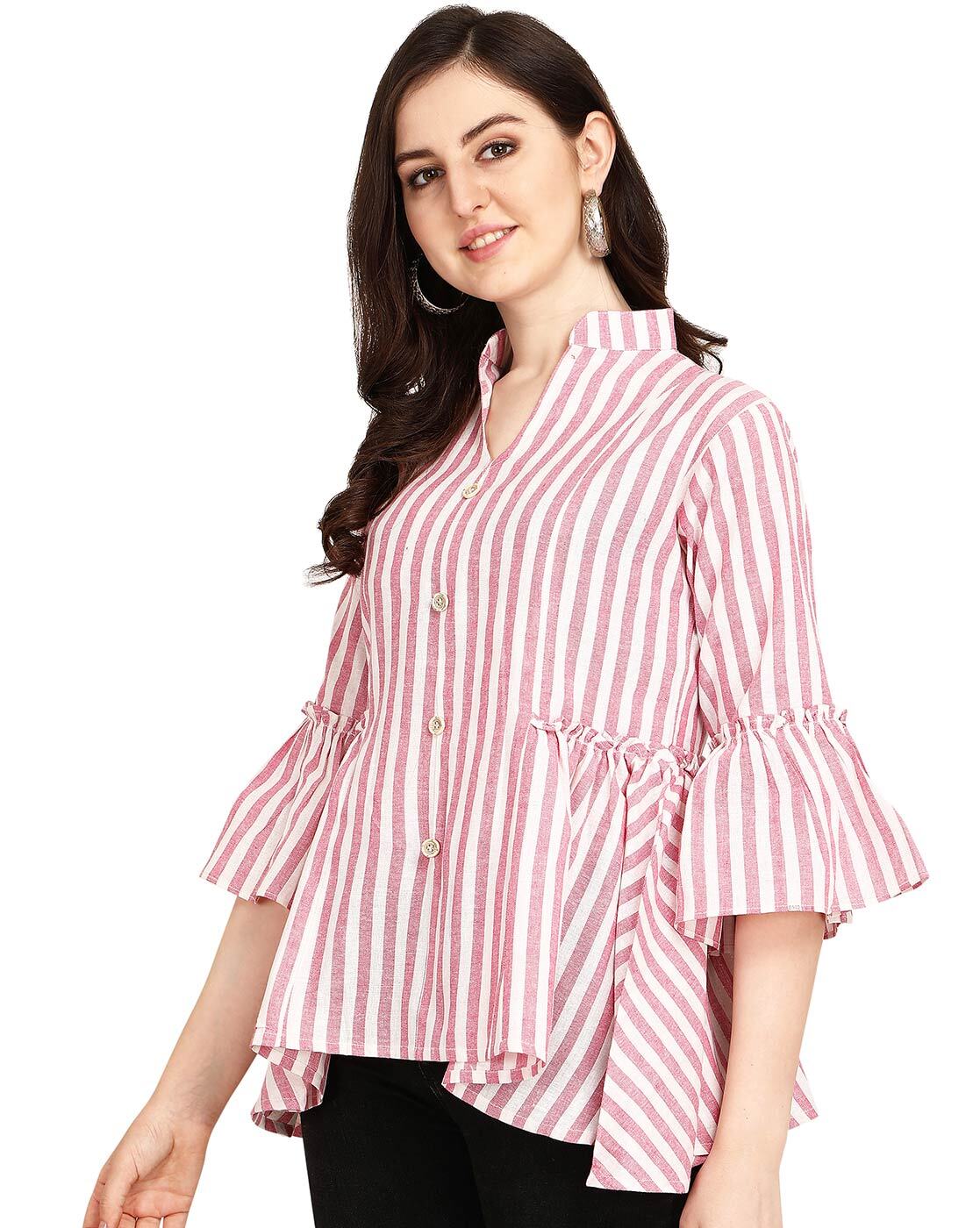 Buy Pink Tops for Women by OM SAI LATEST CREATION Online | Ajio.com