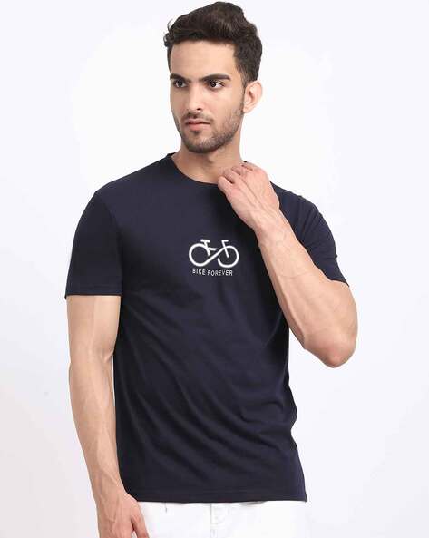 House Of Vedas Regular Fit Graphic Print Crew-Neck T-Shirt