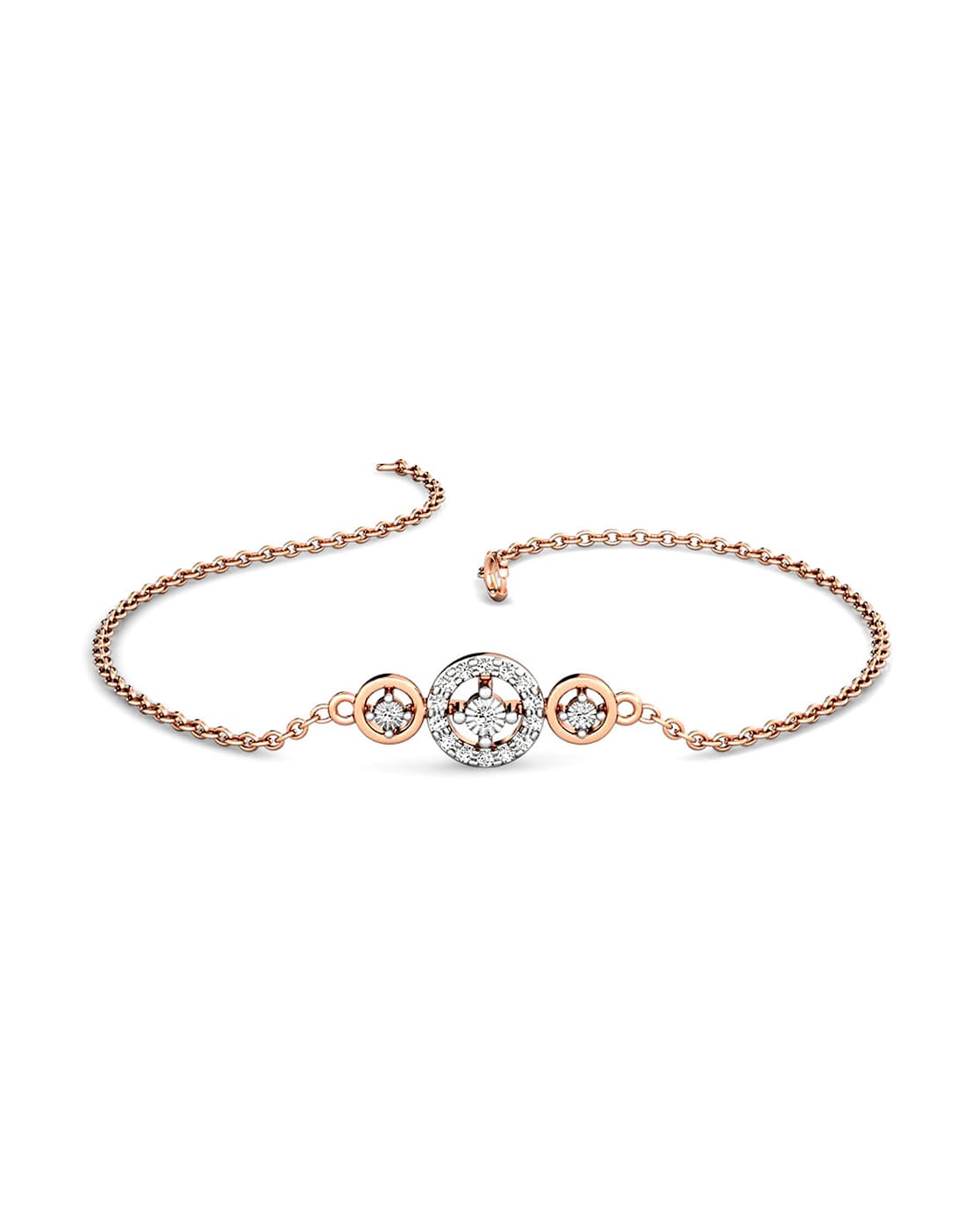 pink sapphire and diamond on rose gold tennis bracelet – Meira T Boutique