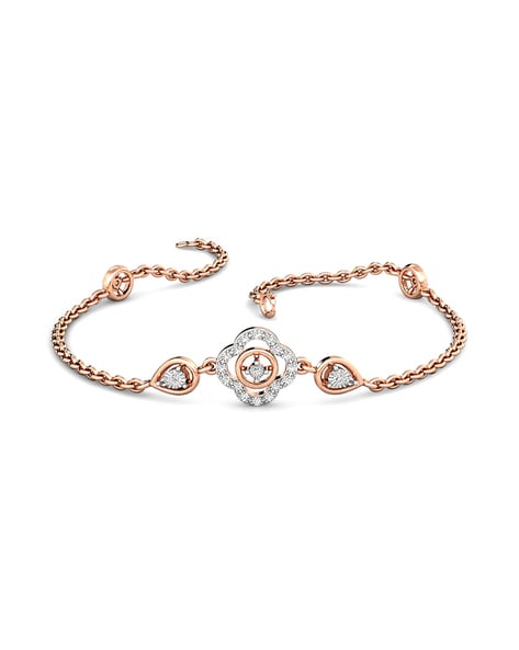 Fairytale Story Diamond Oval Bracelet for women under 55K - Candere by  Kalyan Jewellers