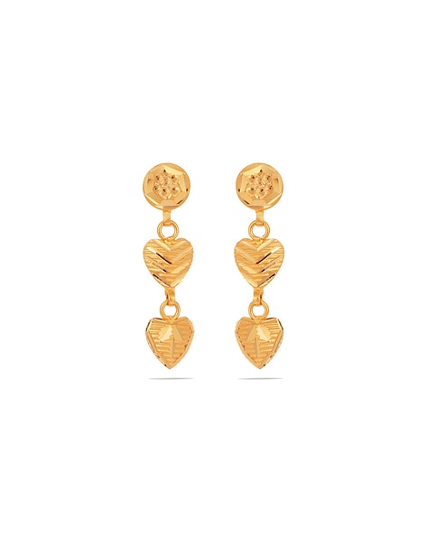 Candere by Kalyan Jewellers Earrings  Buy Candere by Kalyan Jewellers  Everlite Collection 18K 750 Yellow Gold Earrings for Women Online  Nykaa  Fashion