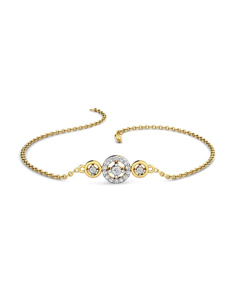 Buy CANDERE A KALYAN JEWELLERS COMPANY 14KT BIS Hallmark Gold Bracelet  1.8gm - Bracelet Gold for Women 25999970 | Myntra