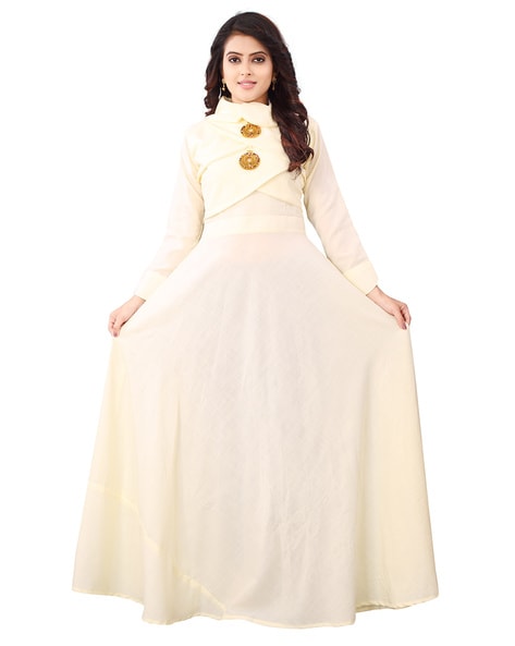 FINENX Flared/A-line Gown Price in India - Buy FINENX Flared/A-line Gown  online at Flipkart.com
