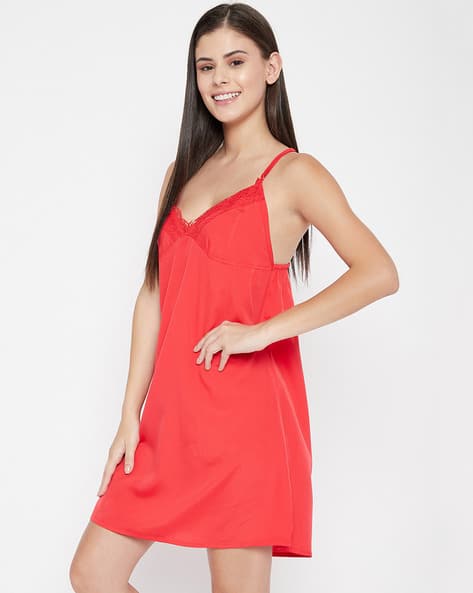 Buy Red Nightshirts&Nighties for Women by Clovia Online