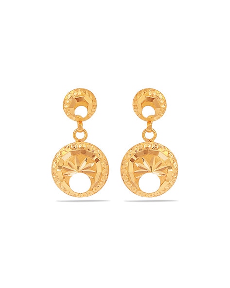 Aarohi Navratna Earrings-Candere by Kalyan Jewellers