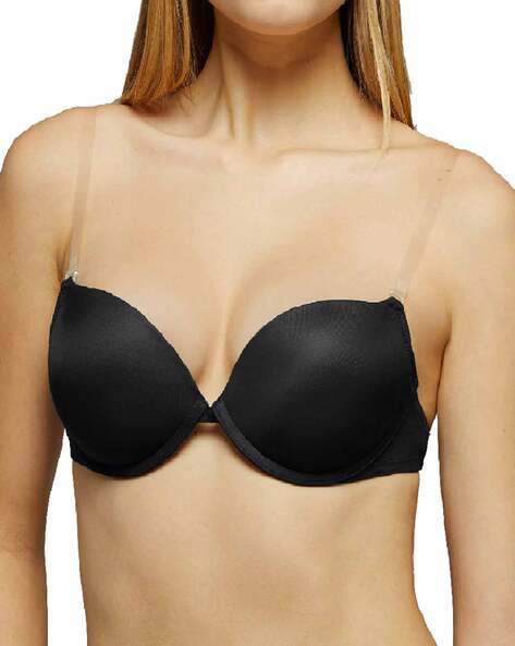 Buy Yamamay Push-Up Bra with Transparent Strap